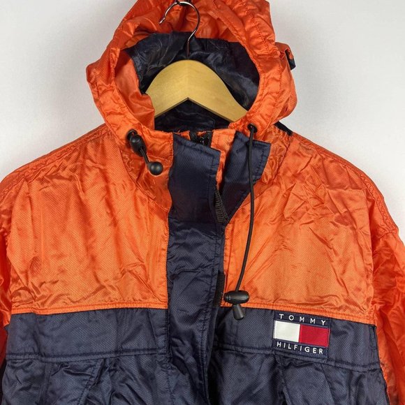 Vintage 90s Tommy Hilfiger Winter Breaker Jacket Medium - Picture 2 of 8